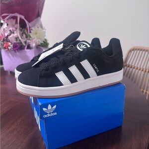adidas Black and White Campus Sneakers